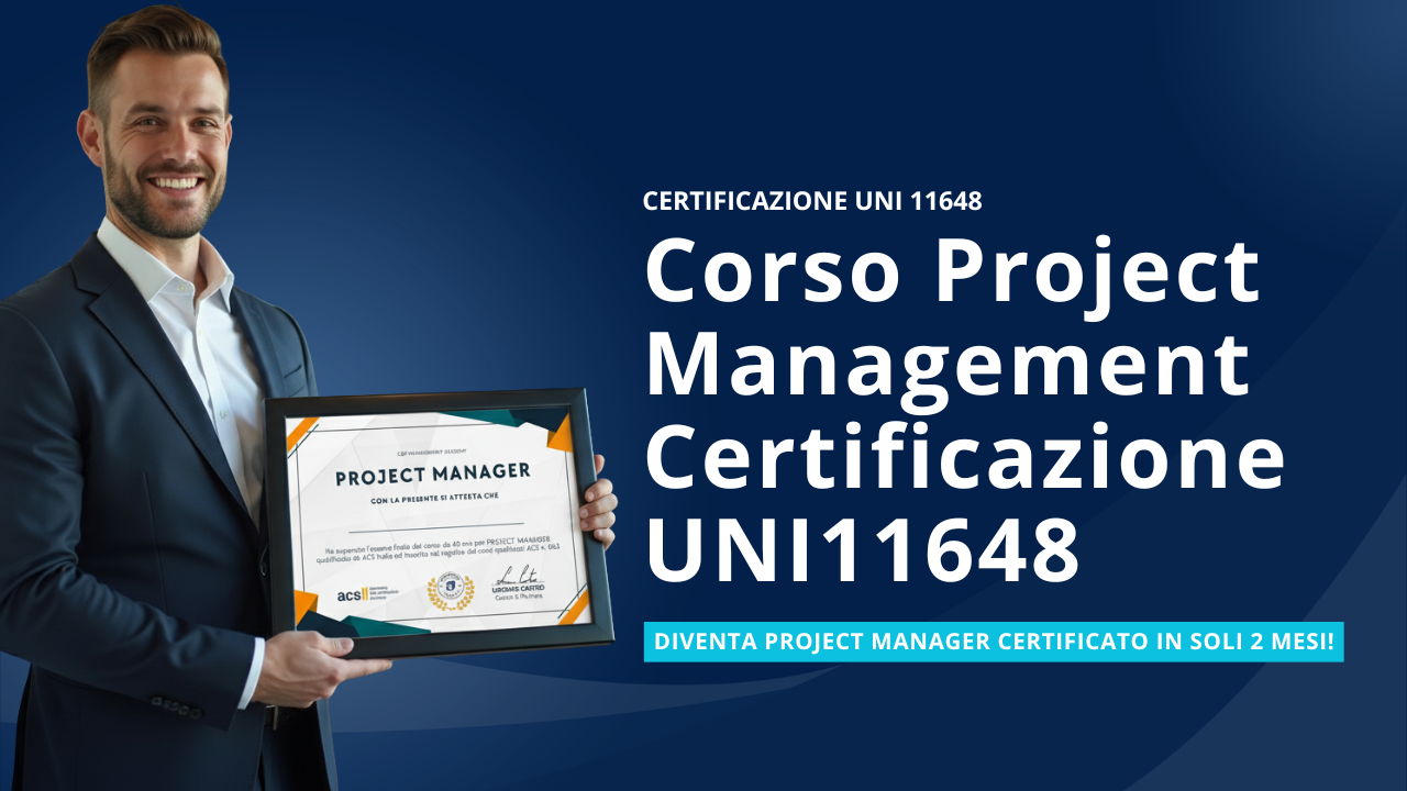 Corso Project Management certificazione UNI11648