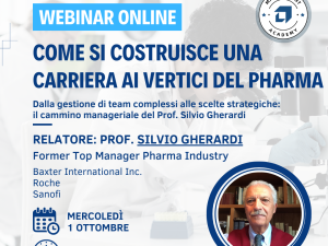 Webinar Come si costruisce una carriera ai vertici del Pharma