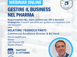 Webinar Gestire il Business nel Pharma