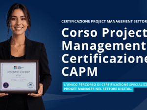 Corso Project Management certificazione CAPM settore Digital